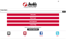 Tablet Screenshot of jackscamera.com